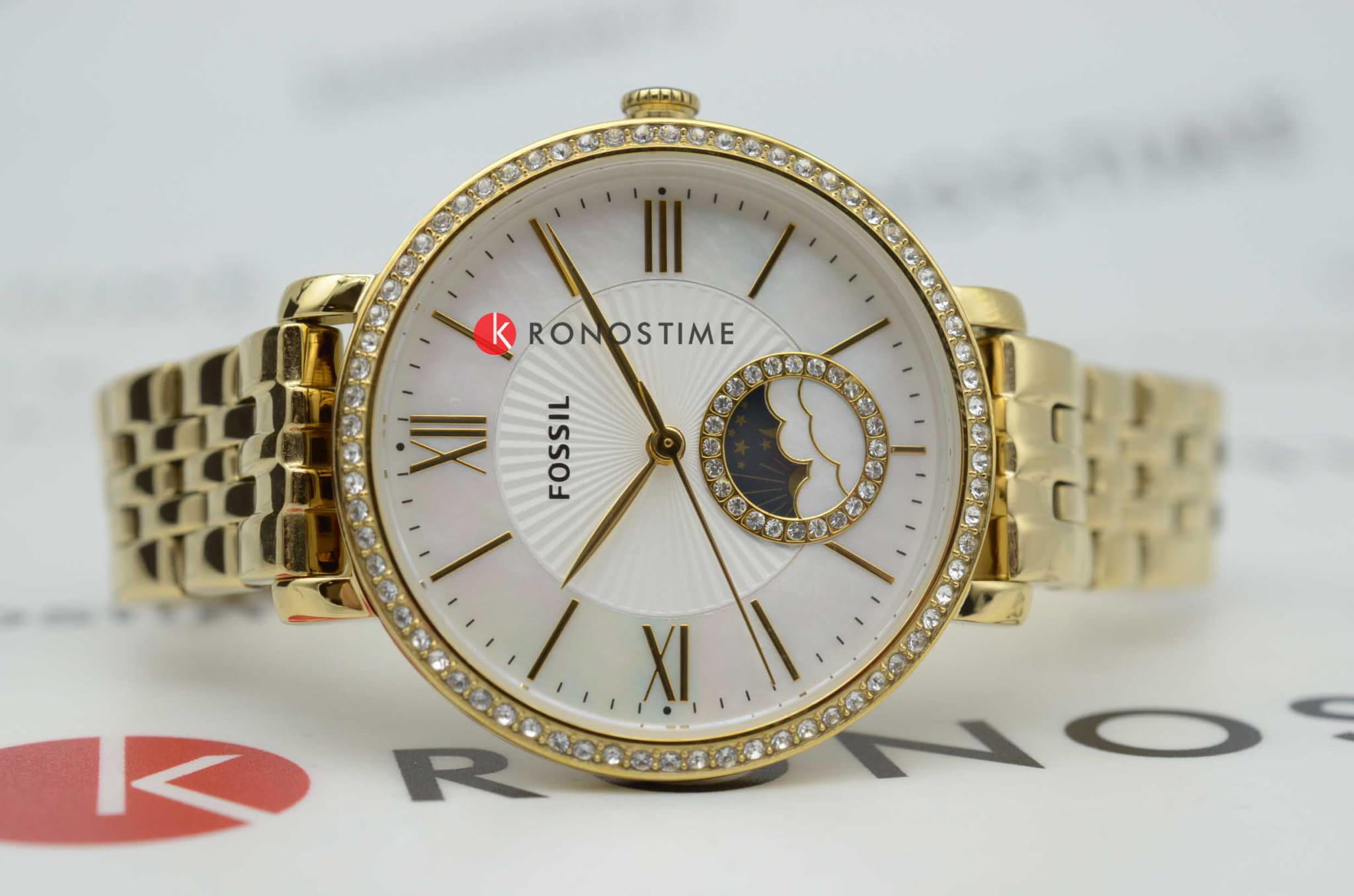 Оригинальные часы Fossil Fossil Georgia  ES5167 кварцевые калибр механизма  общий вид