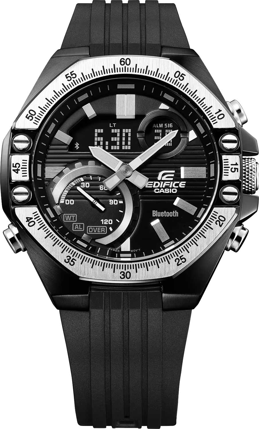 Casio Casio Edifice ECB-10TP-1ADF (ECB-10TP-1A) ECB, наручные мужские часы фото под углом