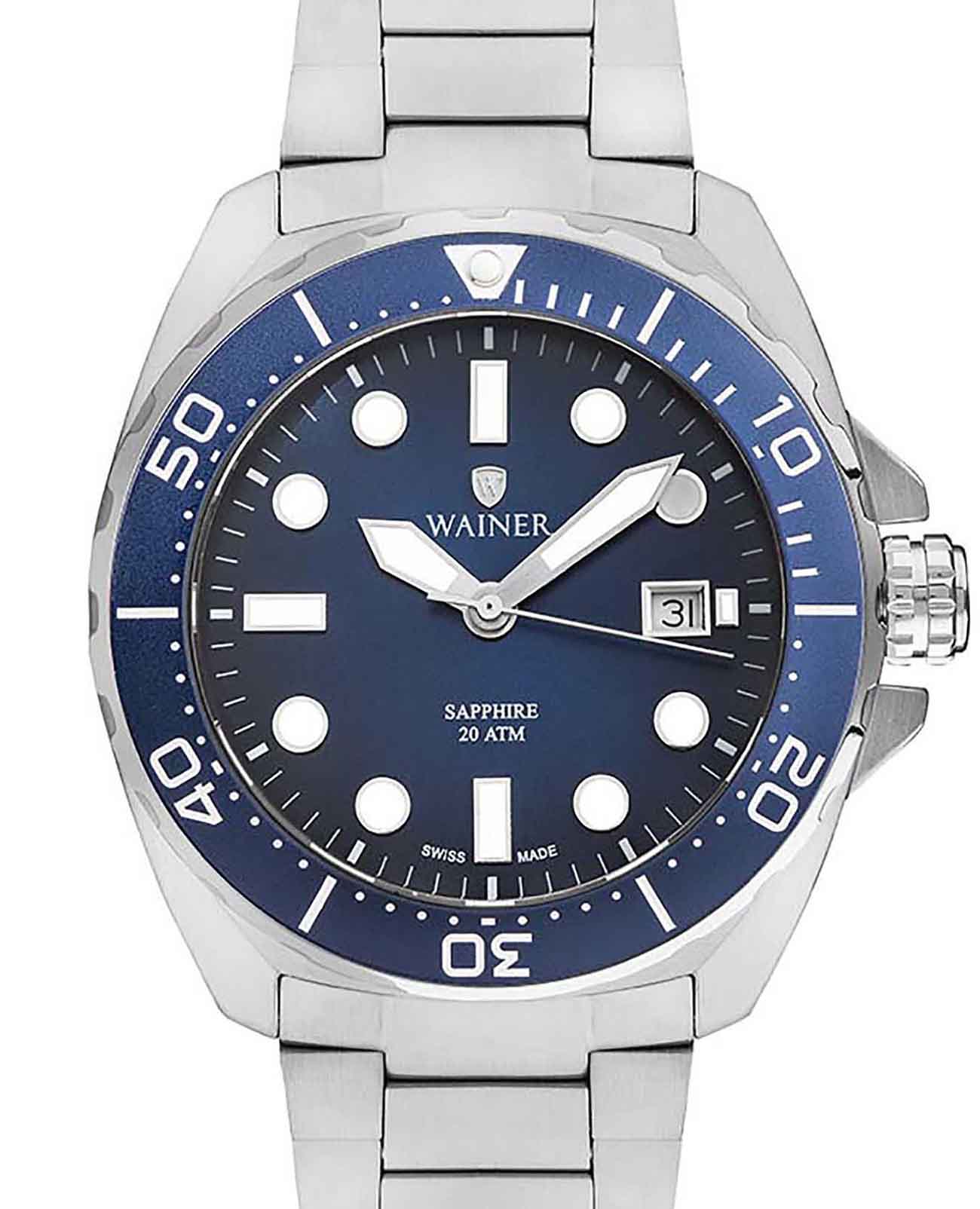 Wainer Wainer Sport WA.10921-B , наручные мужские часы фото под углом