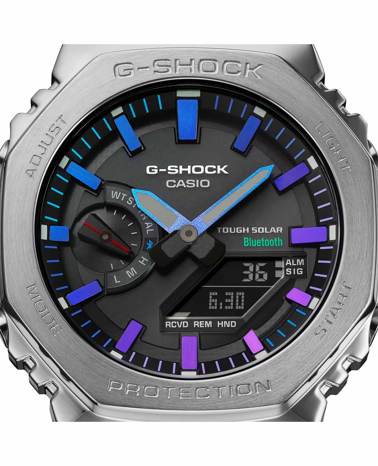Casio Casio G-Shock GM-B2100PC-1A мужские часы  циферблат на запястье