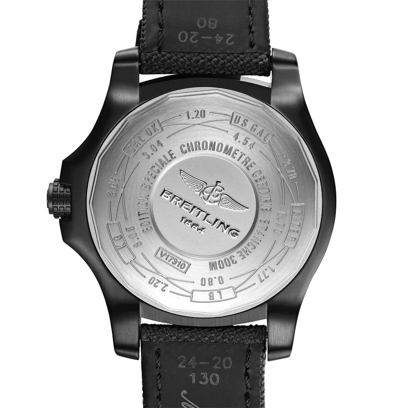 Оригинальные часы Breitling Breitling  Avenger Blackbird 44 V17310101B1W1 механические калибр механизма breitling 17 общий вид