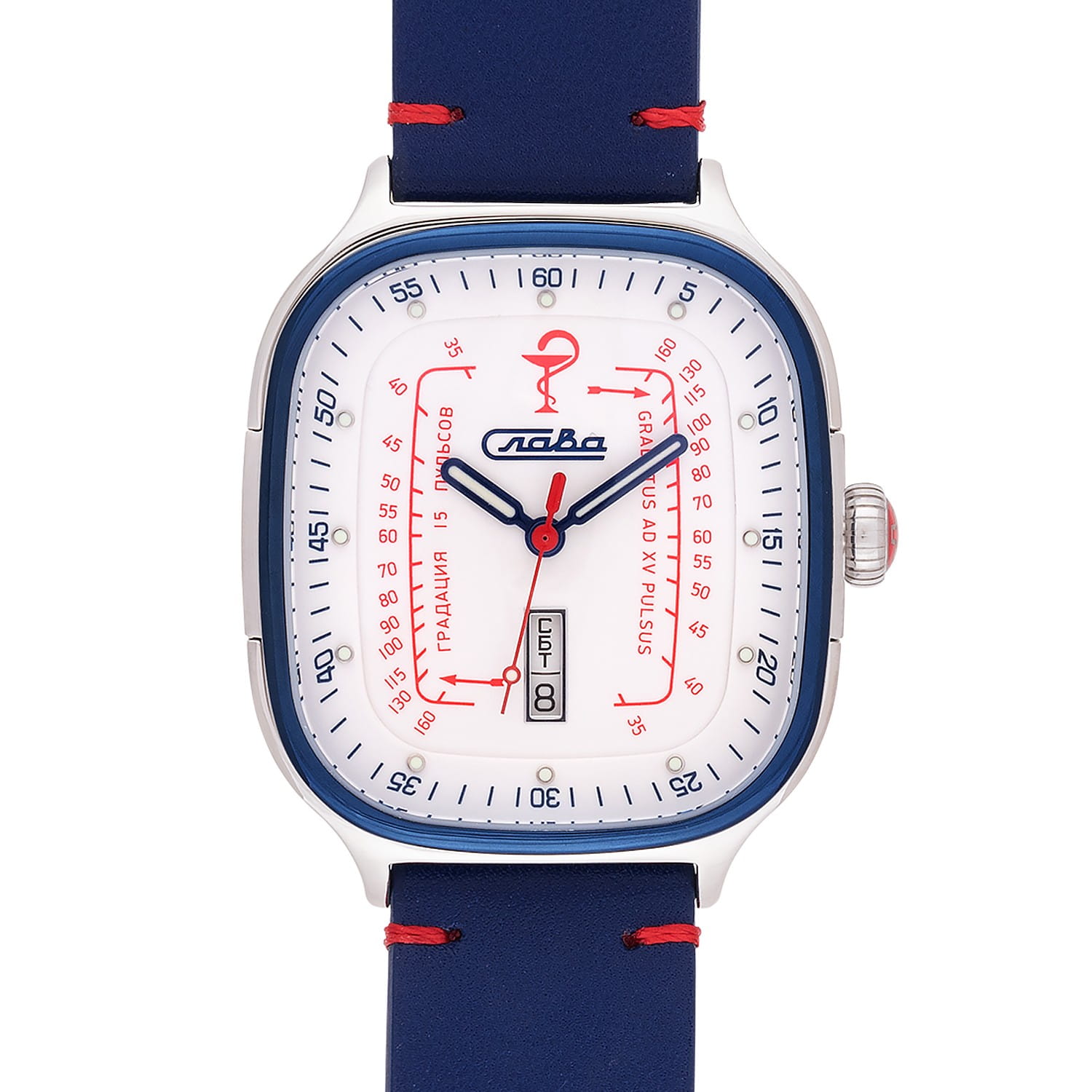 Слава Слава Доктор 3267718/300-8205  - задняя крышка металл сталь корпуса, россия часы