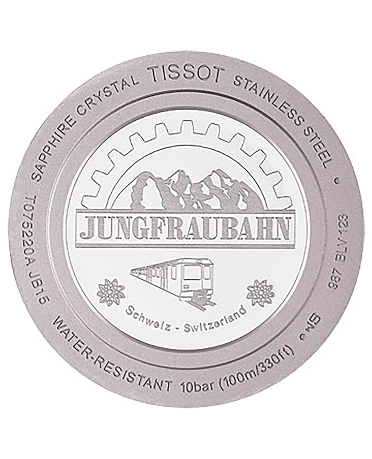 Tissot Tissot T-Touch Lady Solar Jungfraubahn T075.220.16.011.10 T Touch, наручные женские часы фото под углом