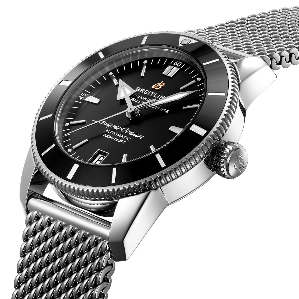 Breitling Breitling Superocean Heritage B20 Automatic 42 AB2010121B1A1 , наручные мужские часы фото под углом