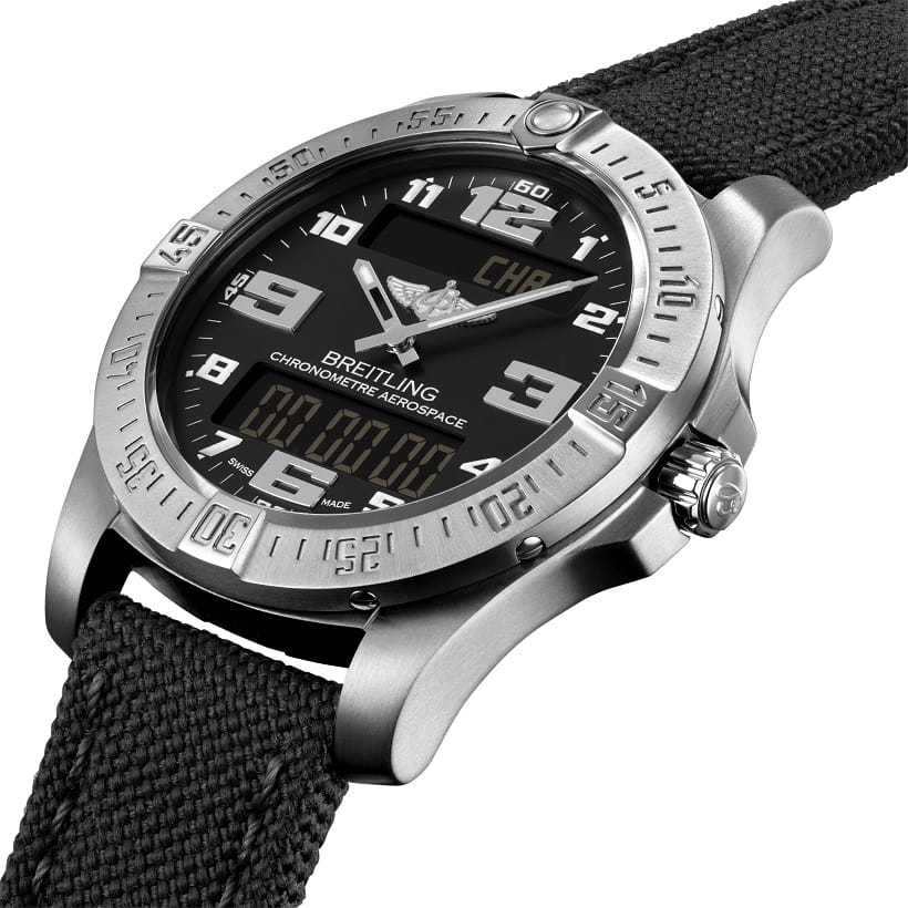 Breitling Breitling Aerospace EVO E79363101B1W1 , наручные мужские часы фото под углом