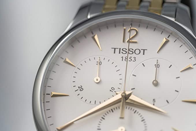Tissot Tissot T-Classic Tradition T063.617.22.037.00 мужские часы белый циферблат на запястье