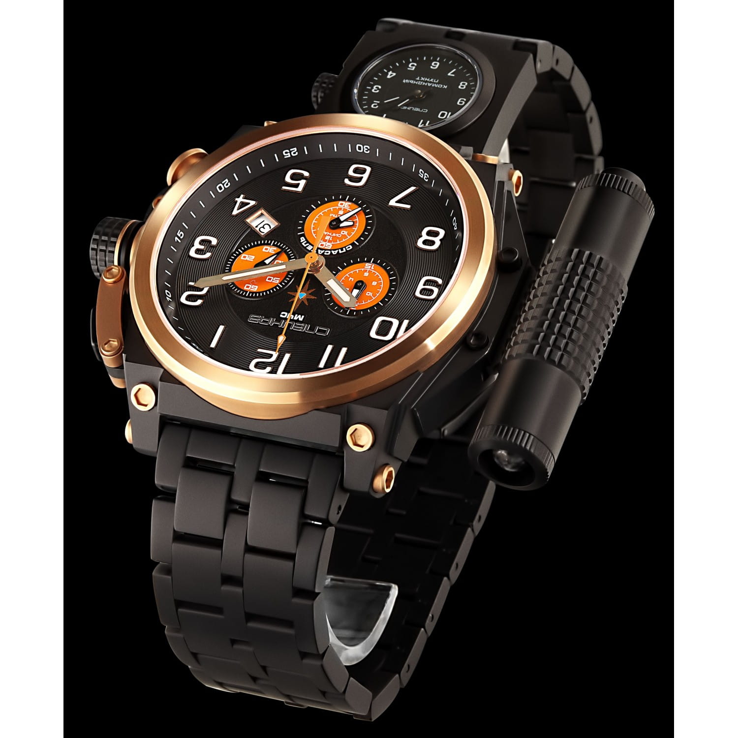 Спецназ Спецназ 5 Стихий С9153341-5130.D  - задняя крышка металл сталь корпуса, россия часы