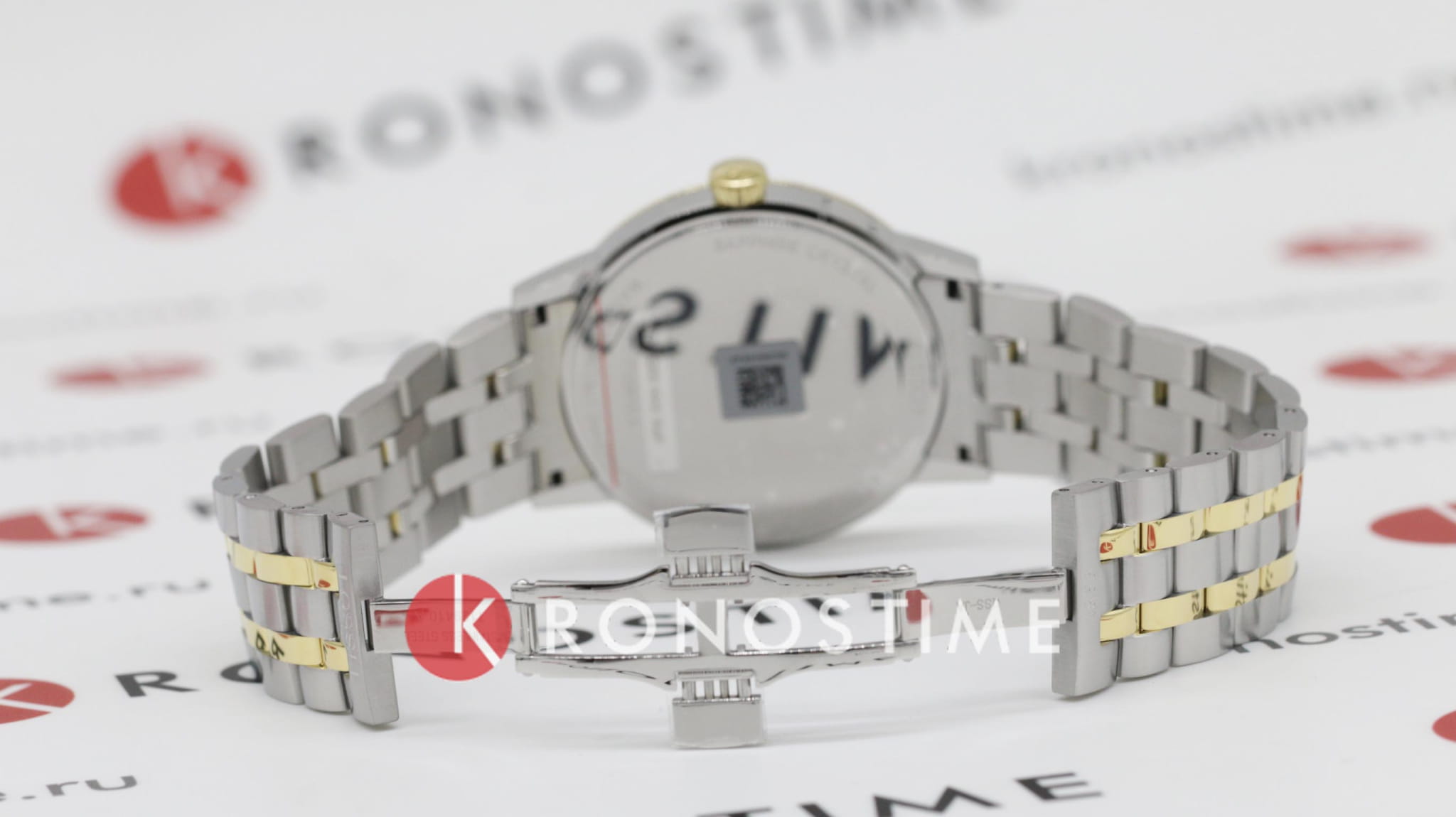 Tissot T1294102203100 мужские часы застежка крупным планом