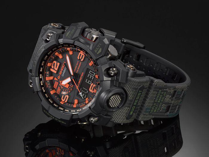 Casio Casio G-Shock GWG-1000MH-1A Mudmaster, наручные мужские часы фото под углом