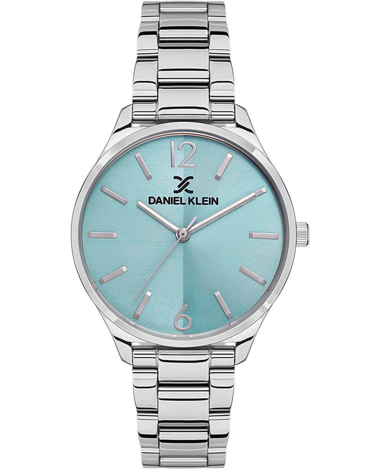 Daniel Klein Daniel Klein Premium DK.1.13472-2  DK.1.13472-2 кварцевые женские часы голубой циферблат, браслет нержавеющая сталь — вид спереди