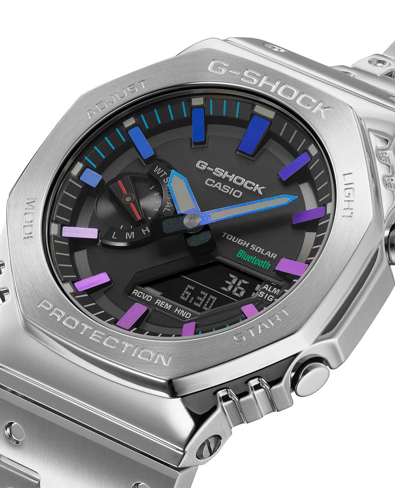 Оригинальные часы Casio Casio G-Shock GM-B2100PC-1A электронные калибр механизма  общий вид