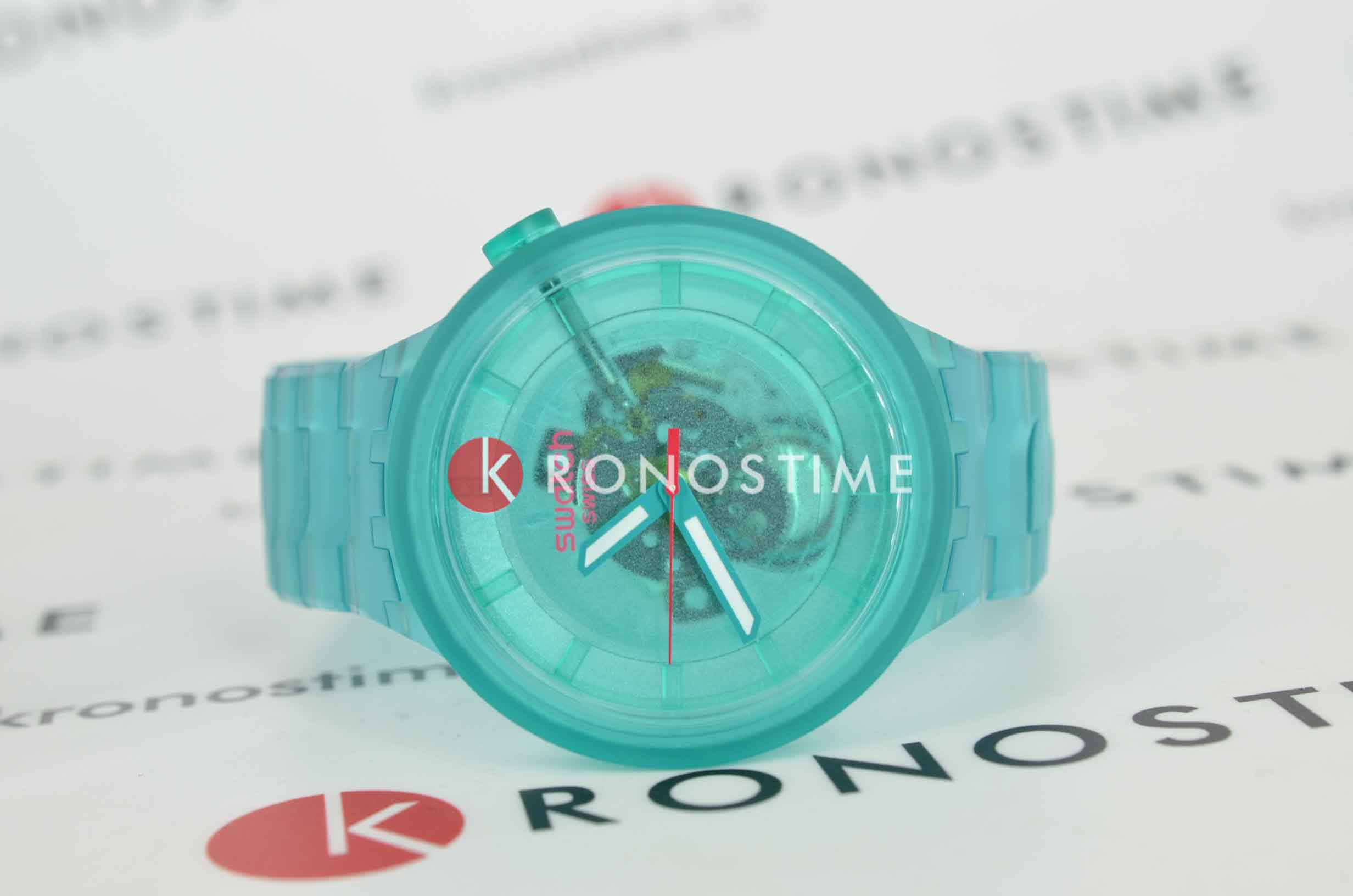 Оригинальные часы Swatch Swatch Big Bold Biosourced Lacquered SB05L101 кварцевые калибр механизма  общий вид