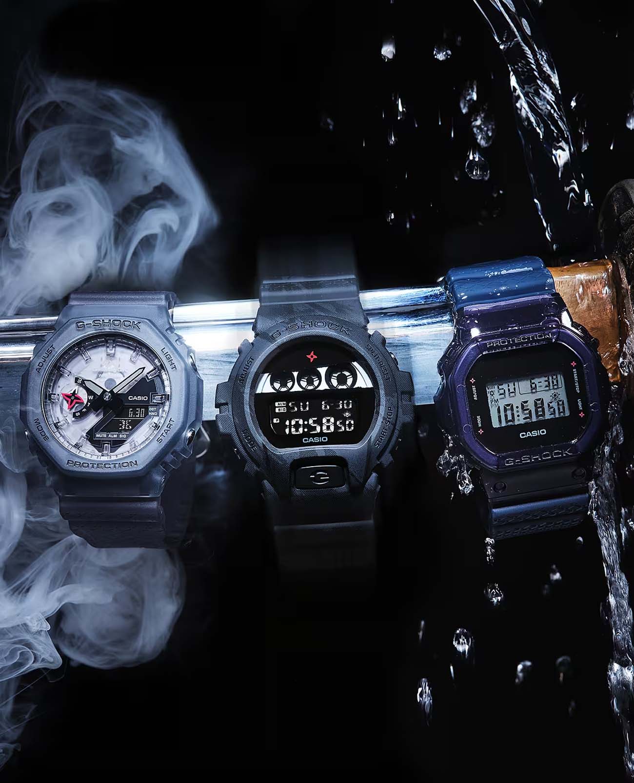 Casio Casio G-Shock DW-6900NNJ-1 , наручные мужские часы фото под углом