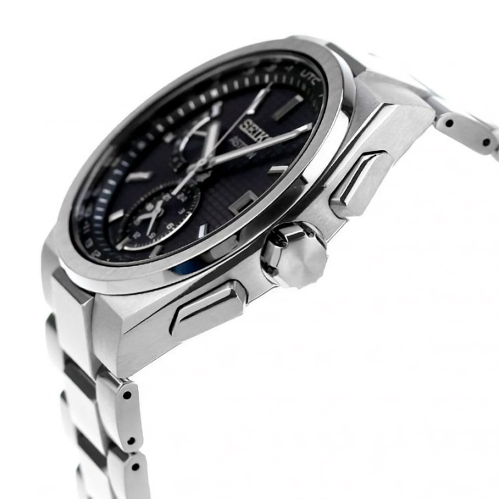 Seiko Seiko Astron Nexter Solar Radio SBXY067, astron gps япония мужские часы на браслете титановый боковой вид