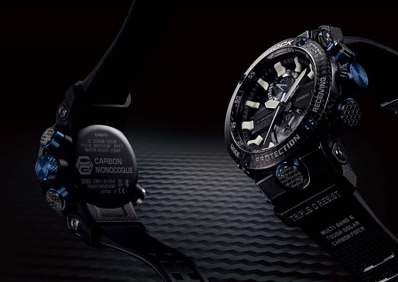 Оригинальные часы Casio Casio G-Shock GWR-B1000-1A1 электронные калибр механизма  общий вид