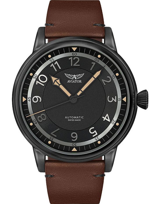 Aviator Aviator Douglas Dakota V.3.31.5.228.4  - задняя крышка металл сталь корпуса, швейцария часы