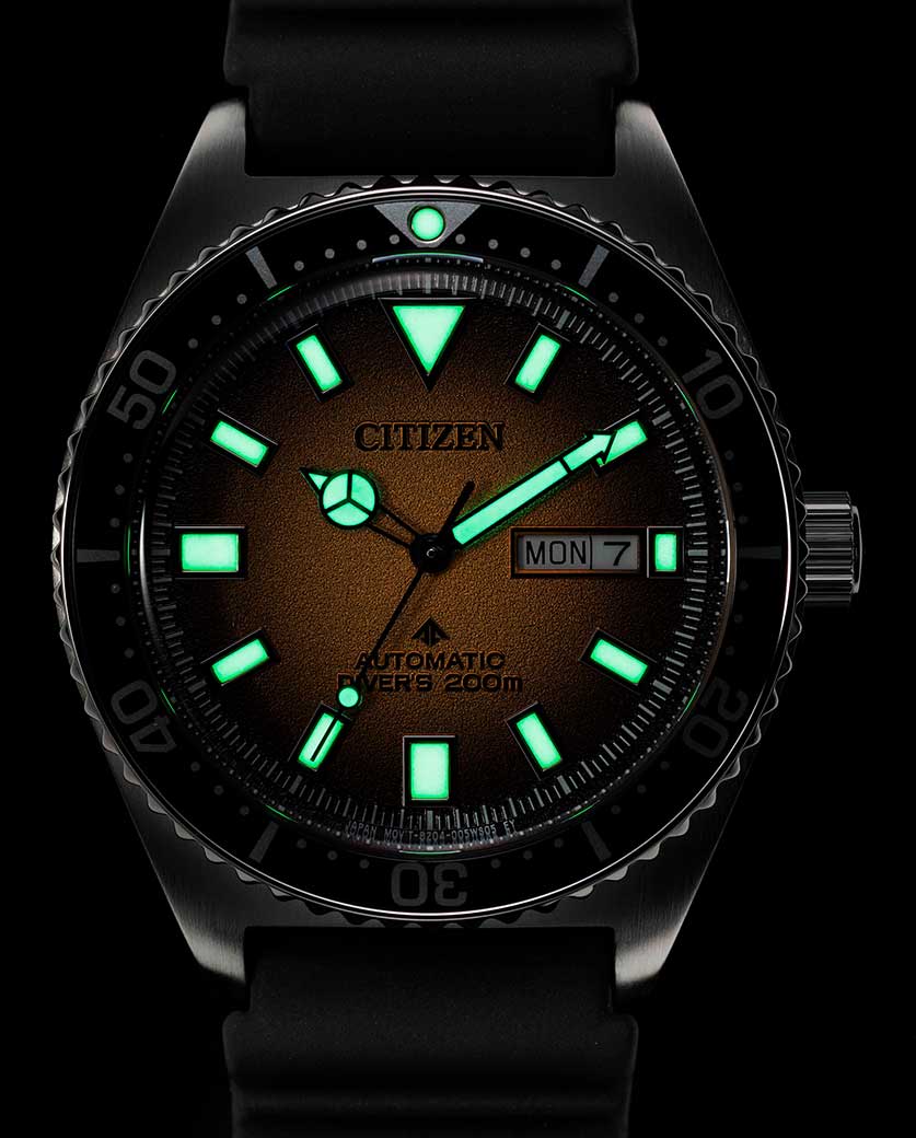 Оригинальные часы Citizen Citizen Promaster NY0120-01X механические калибр механизма citizen 8204 общий вид