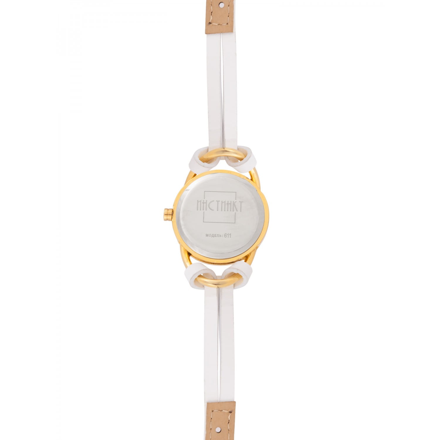 Слава Слава Инстинкт 6113187/2035  - задняя крышка латунь корпуса, россия часы