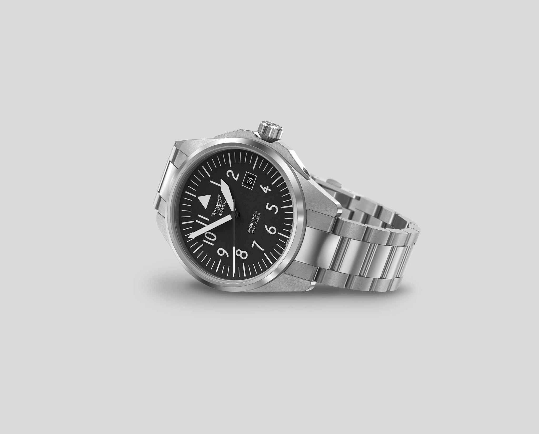Aviator Aviator Airacobra V.1.38.0.315.5 , наручные мужские часы фото под углом