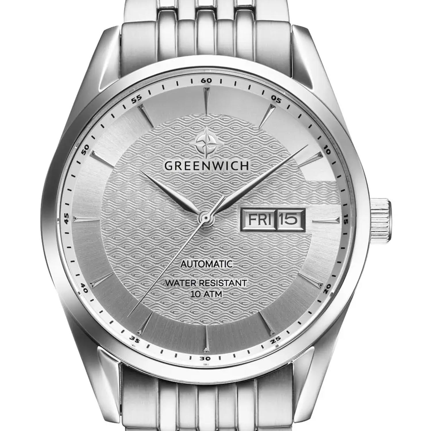 Greenwich Greenwich Good Luck Classic GW 074.10.33 , наручные мужские часы фото под углом