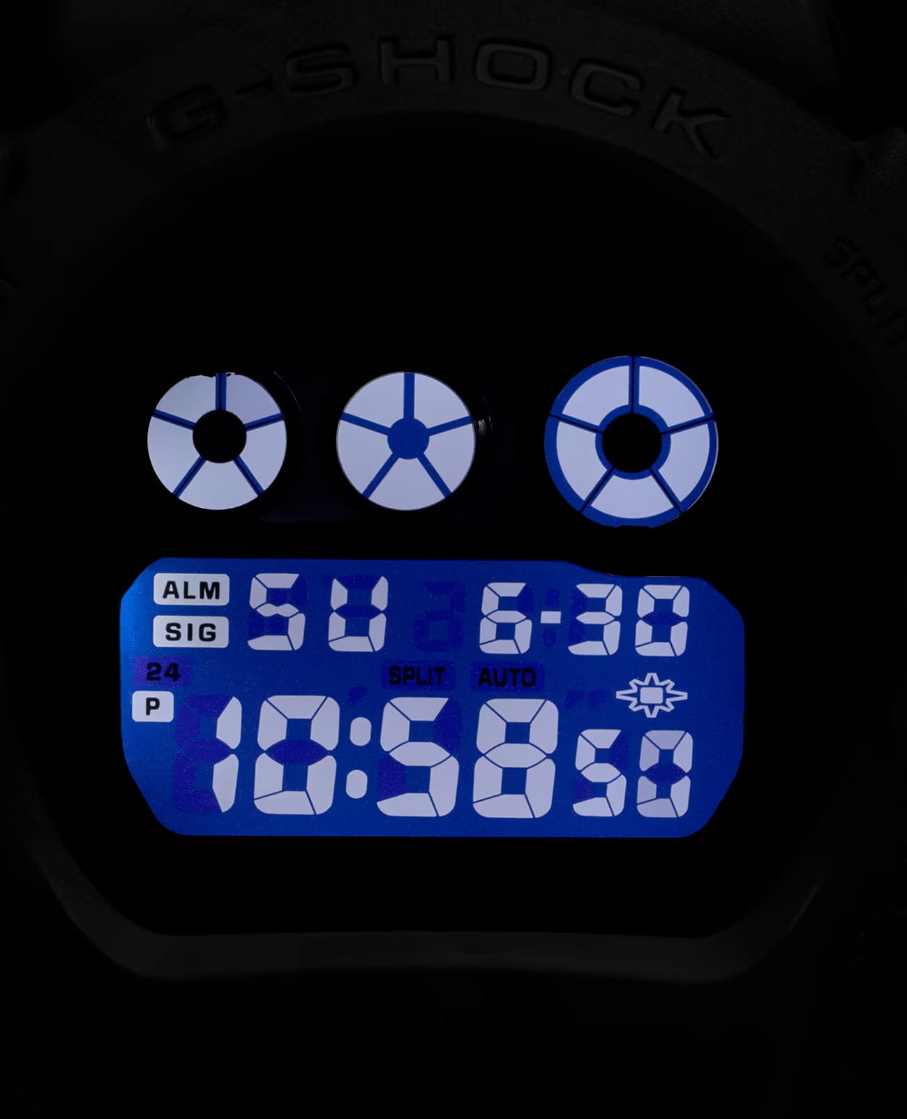 Casio DW-6900NNJ-1 мужские часы застежка крупным планом