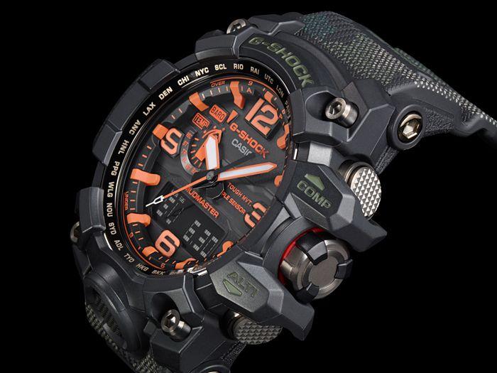 Casio Casio G-Shock GWG-1000MH-1A, g-shock япония мужские часы на браслете  боковой вид
