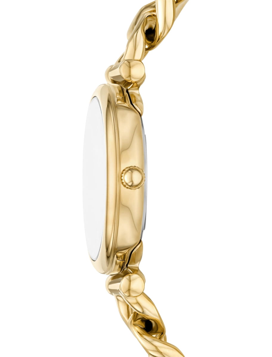 Fossil Fossil Carlie ES5416,  сша женские часы на браслете нержавеющая сталь с ip-покрытием боковой вид