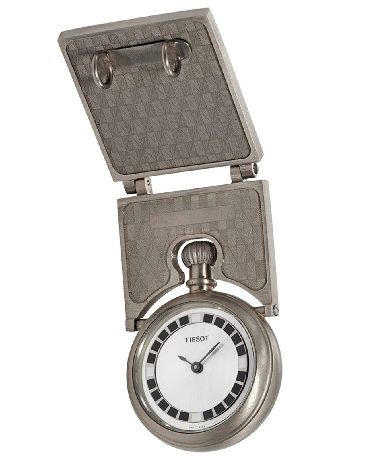 Tissot Tissot T-Pocket Specials T81.9.100.34  T81910034 механические мужские часы белый циферблат, браслет не выбрано — вид спереди