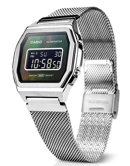 Casio Casio Collection A1000M-1B Retro, наручные мужские часы фото под углом