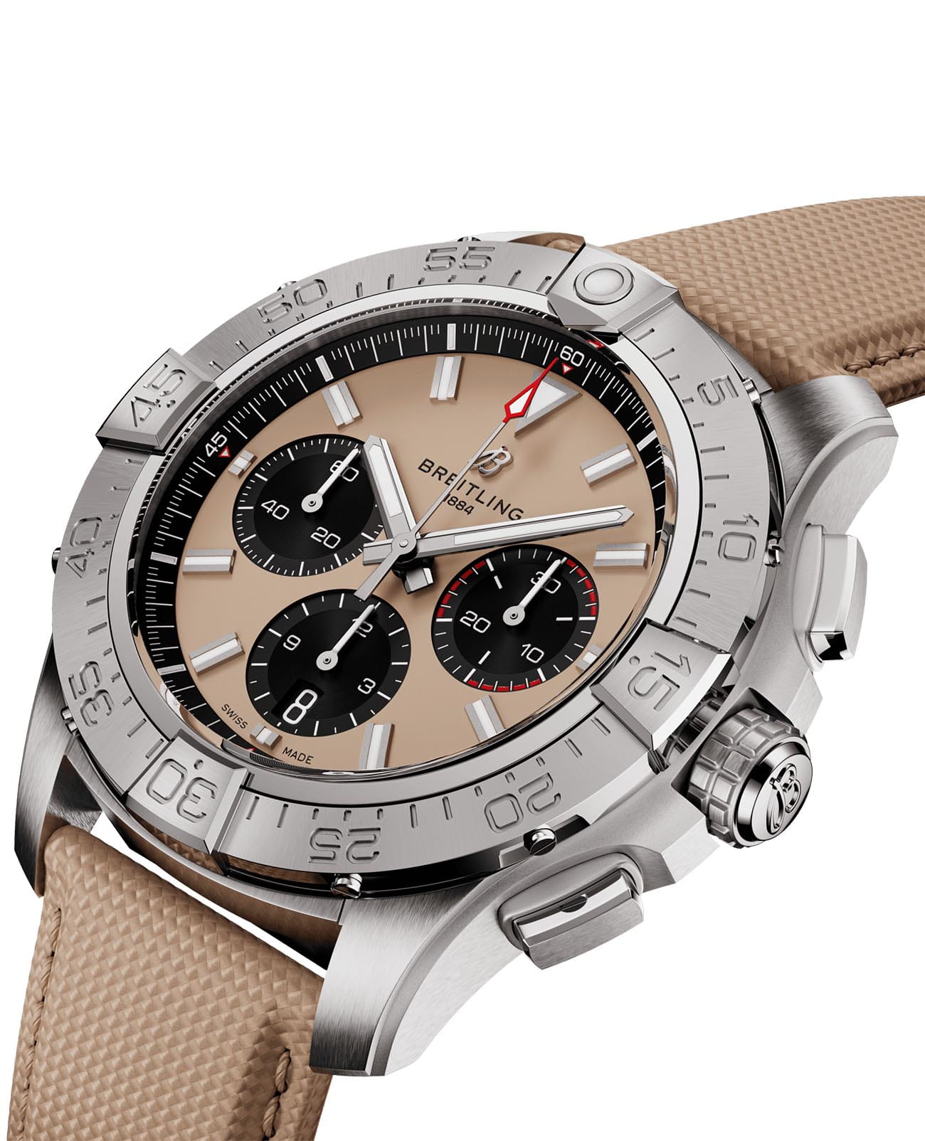 Breitling Breitling Avenger B01 Chronograph 44 AB0147101A1X1 , наручные мужские часы фото под углом