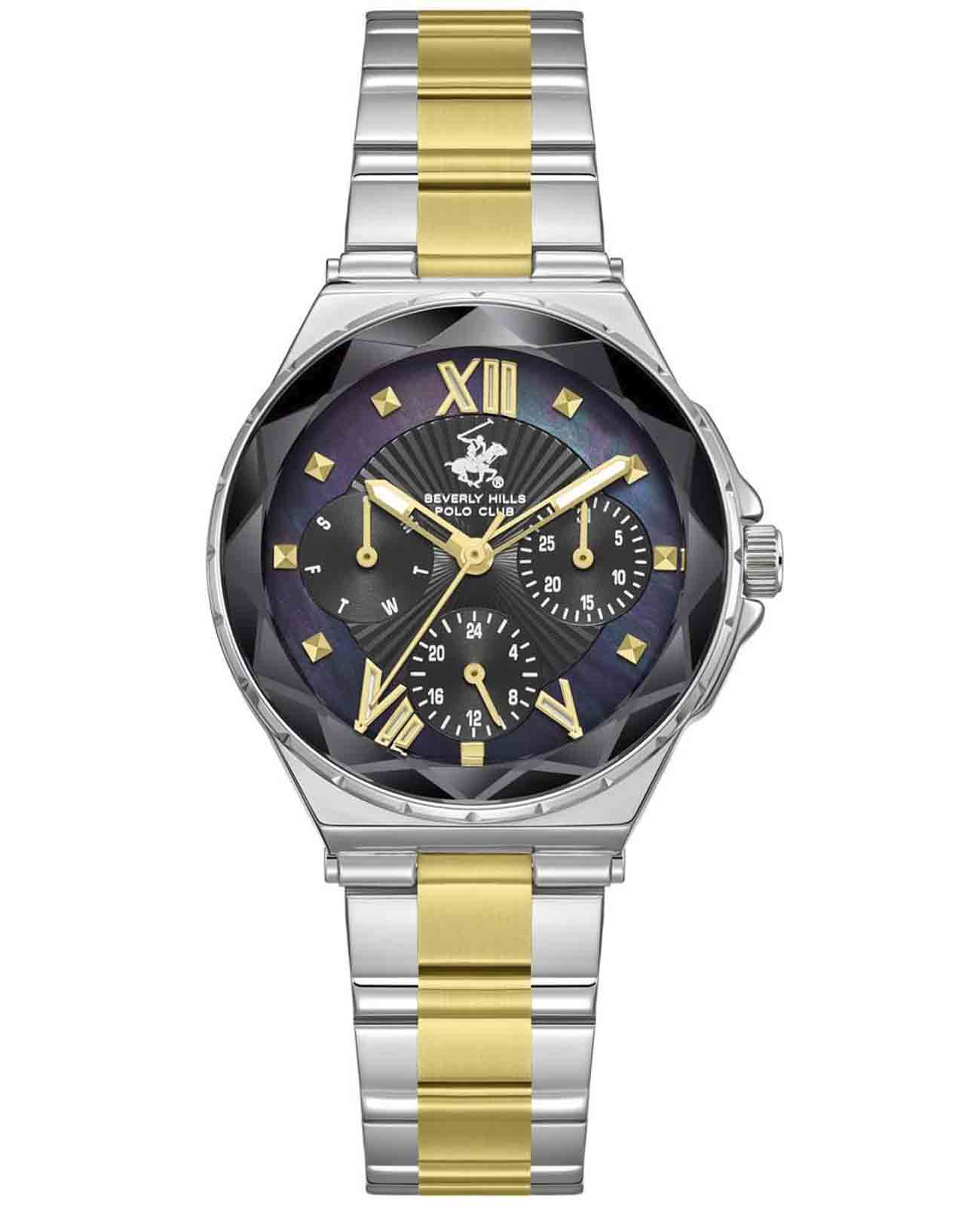 Beverly Hills Polo Club Beverly Hills Polo Club BP3762C.250  BP3762C.250 кварцевые мужские часы  циферблат, браслет нержавеющая сталь с ip-покрытием — вид спереди