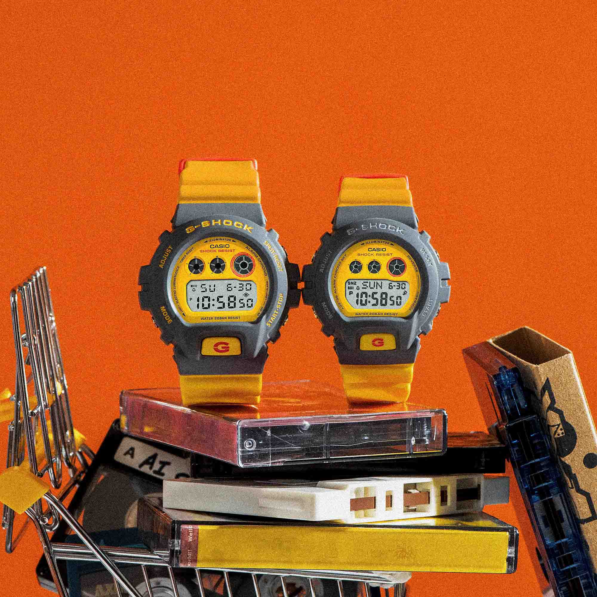 Casio Casio G-Shock DW-6900Y-9DR (DW-6900Y-9)  — детали корпуса и пластик