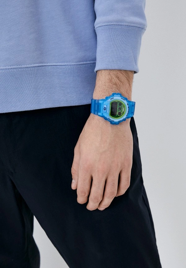 Casio Casio G-Shock DW-6900LS-2ER, g-shock япония мужские часы на браслете пластик боковой вид
