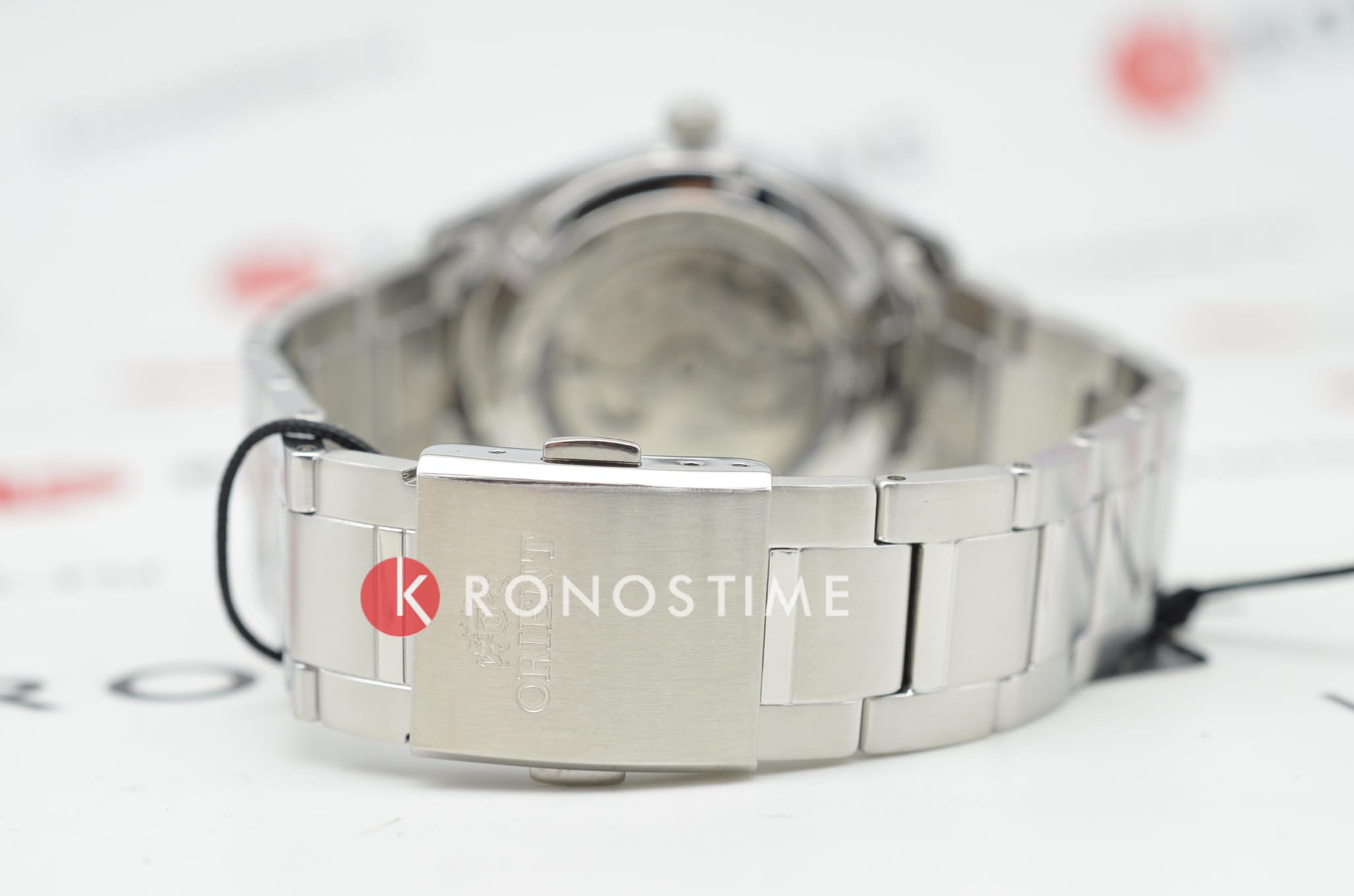 Orient Orient Classic Automatic RA-AC0R02L (RN-AC0R02L) механические мужские часы часы крупный план синий циферблата