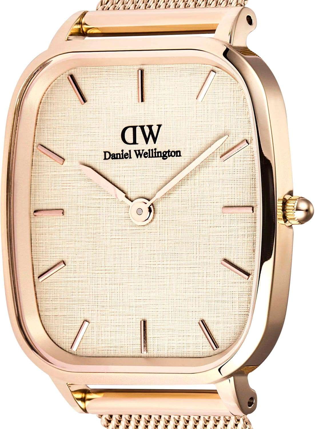 Daniel Wellington Daniel Wellington Marlon Melrose Linen DW00100817 , наручные женские часы фото под углом