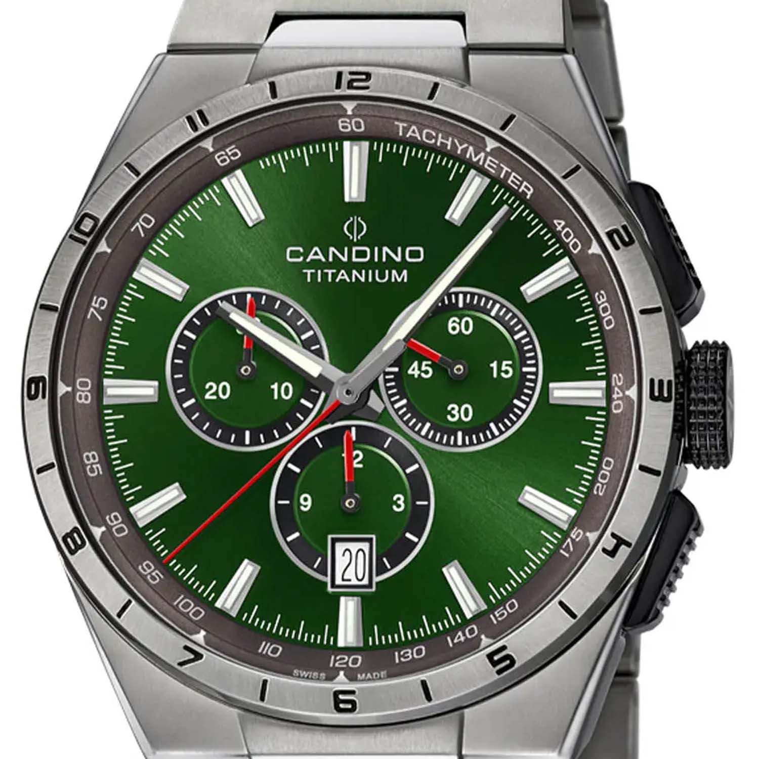 Candino Candino Titanium Chrono C4603/C , наручные мужские часы фото под углом