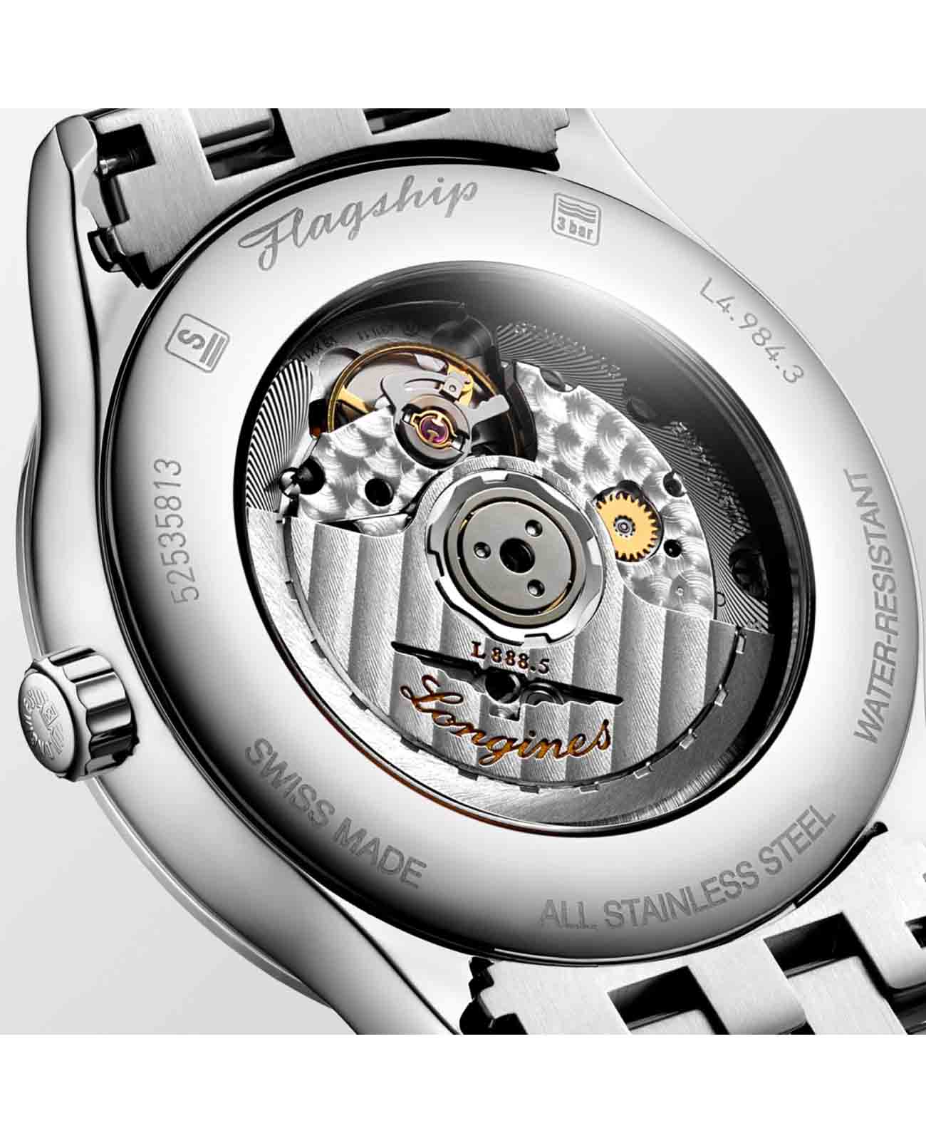 Longines Longines Flagship  L4.984.4.72.6 , наручные мужские часы фото под углом