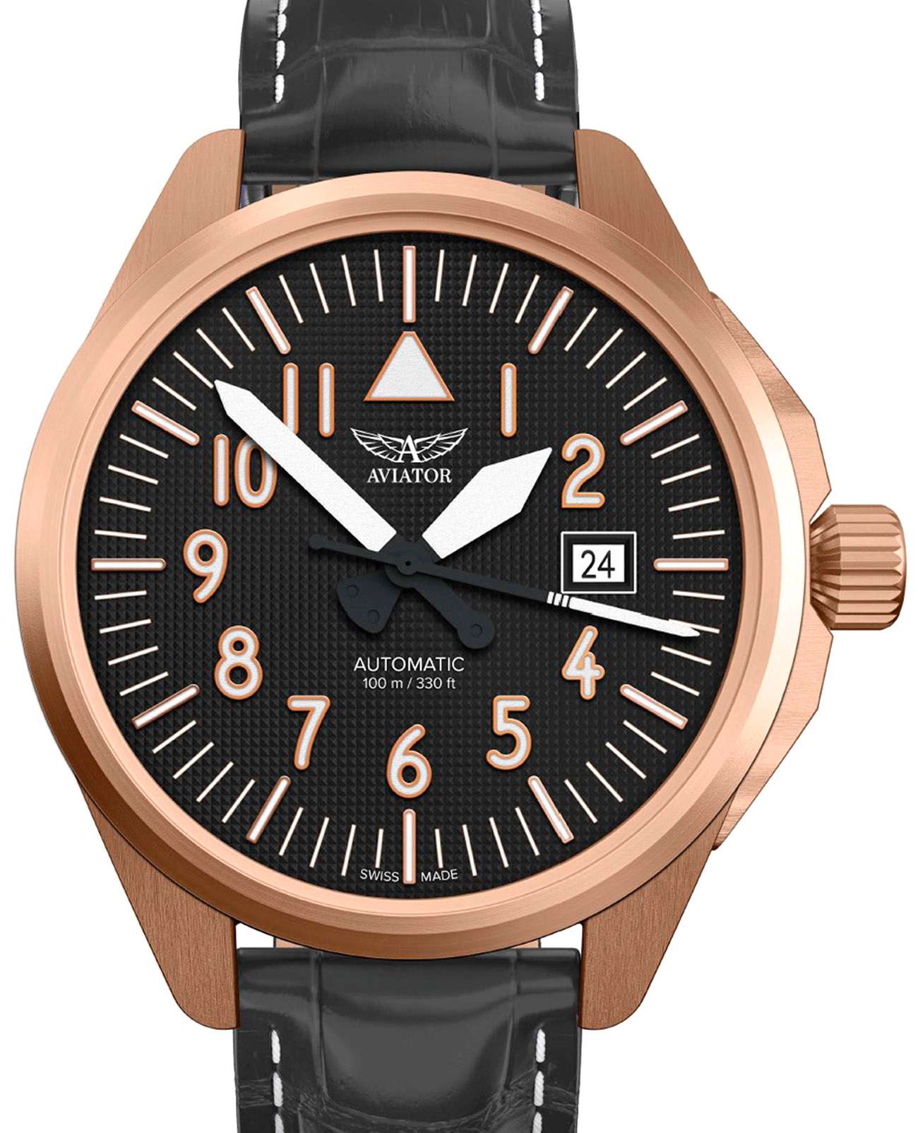 Aviator Aviator Airacobra V.3.39.2.339.4 , наручные мужские часы фото под углом