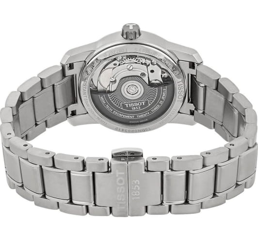 Tissot Tissot T-Classic Titanium T087.207.44.037.00, t-classic швейцария женские часы на браслете титановый боковой вид