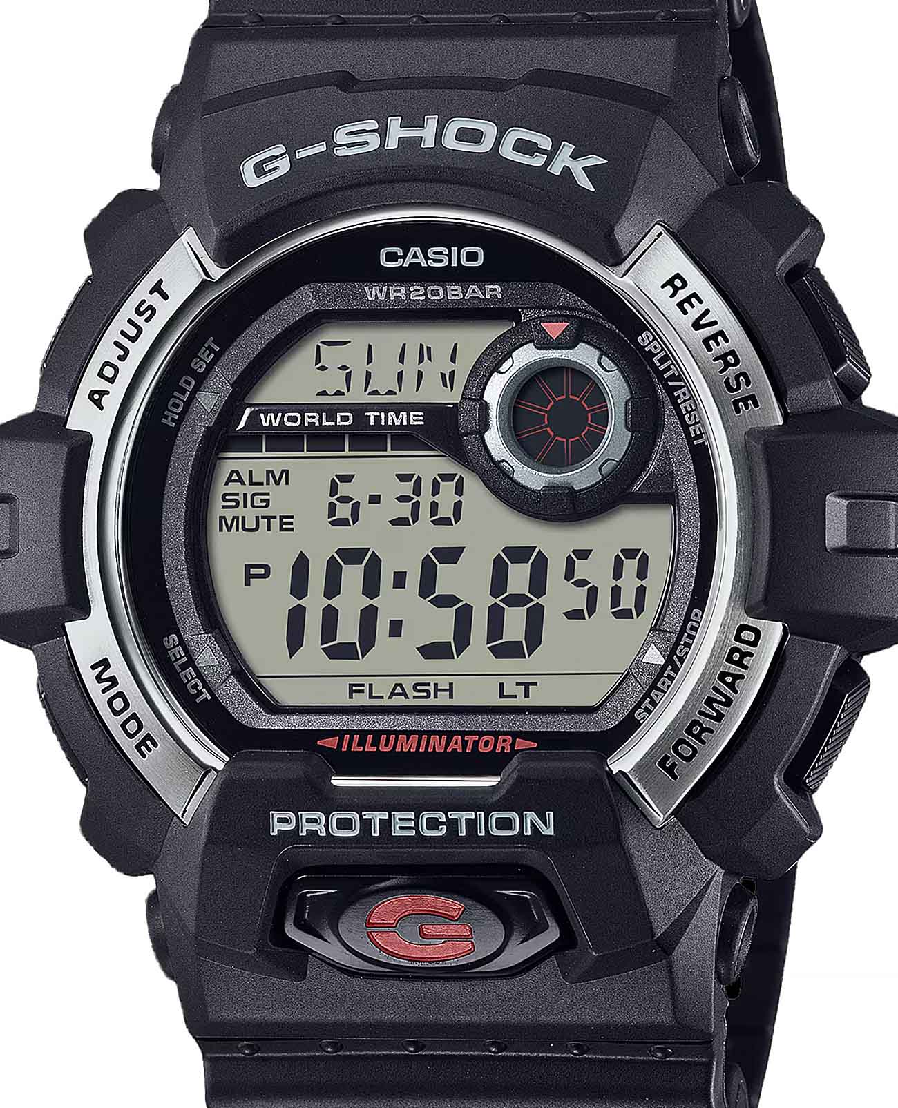 Casio Casio G-Shock G-8900S-1 лимитированной серии, наручные мужские часы фото под углом