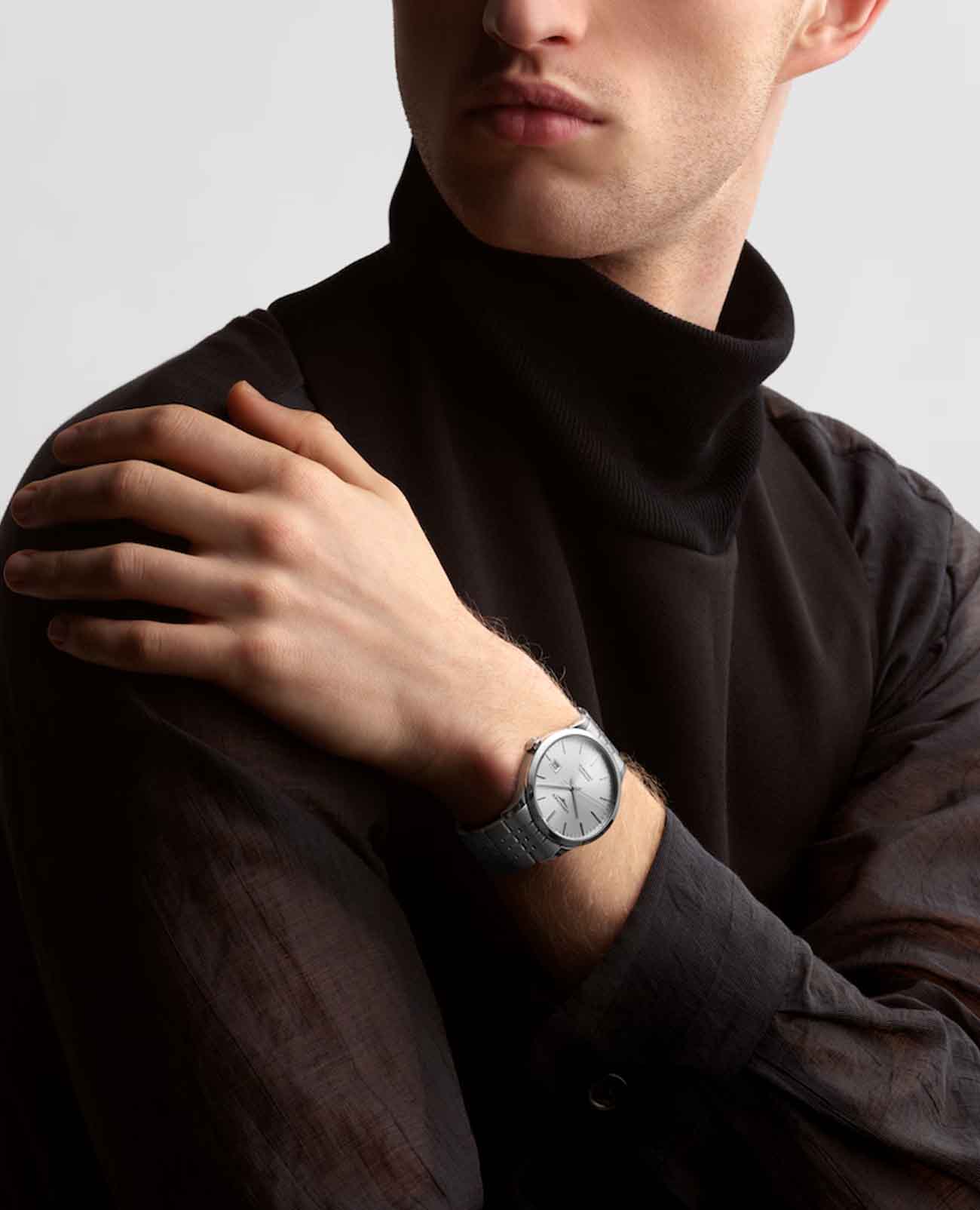 Оригинальные часы Longines Longines Record Collection L2.821.4.72.6 механические калибр механизма l888.4 общий вид