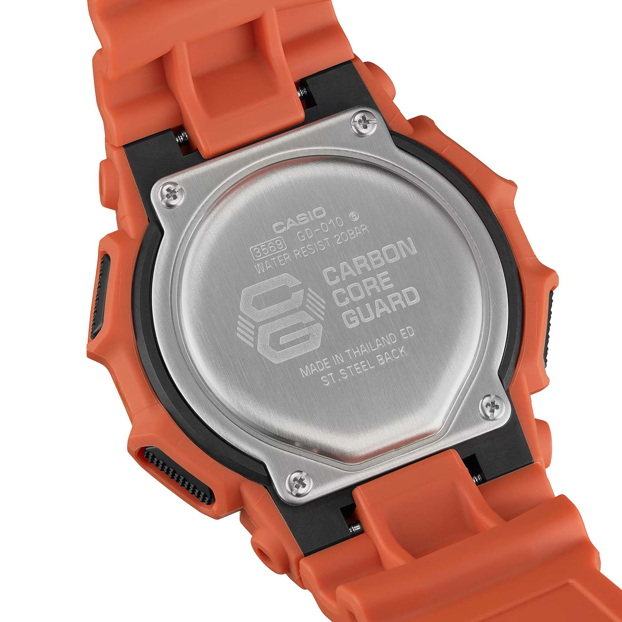 Casio Casio G-Shock GD-010-4, g-shock япония мужские часы на браслете пластик боковой вид