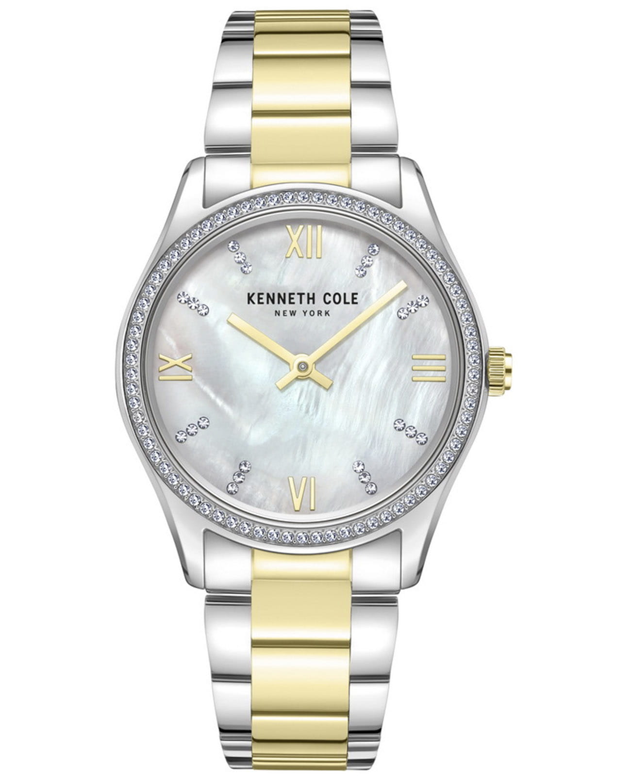 Kenneth Cole Kenneth Cole Modern Classic KCWLG0048302  KCWLG0048302 кварцевые женские часы серебристый циферблат, браслет нержавеющая сталь с ip-покрытием — вид спереди