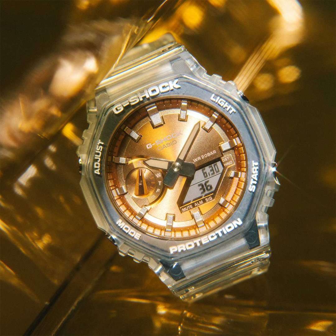 Casio Casio G-Shock GA-2100BM-7A5 GA-2100, наручные мужские часы фото под углом