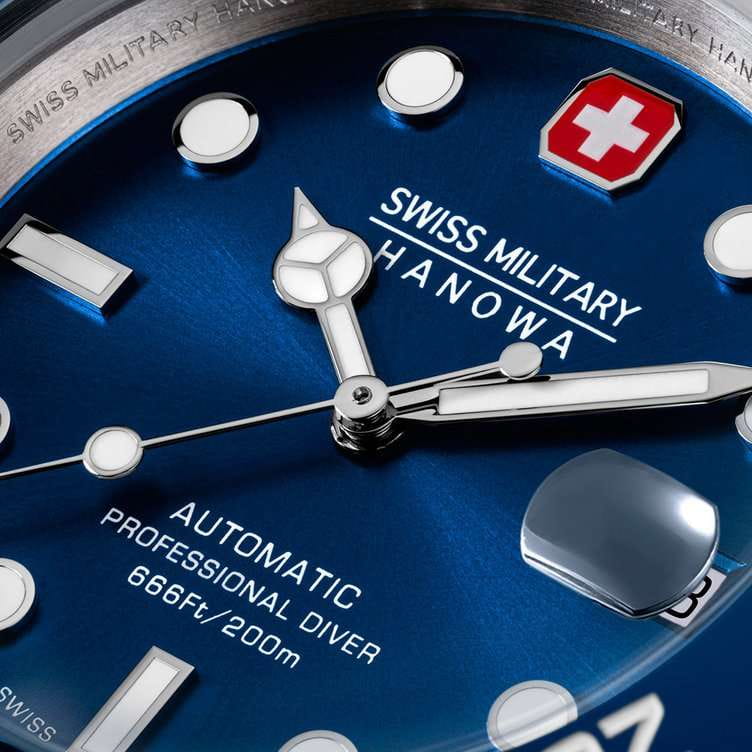 Swiss Military Hanowa Swiss Military Hanowa Sealord SMWGL0006304  — детали корпуса и нержавеющая сталь