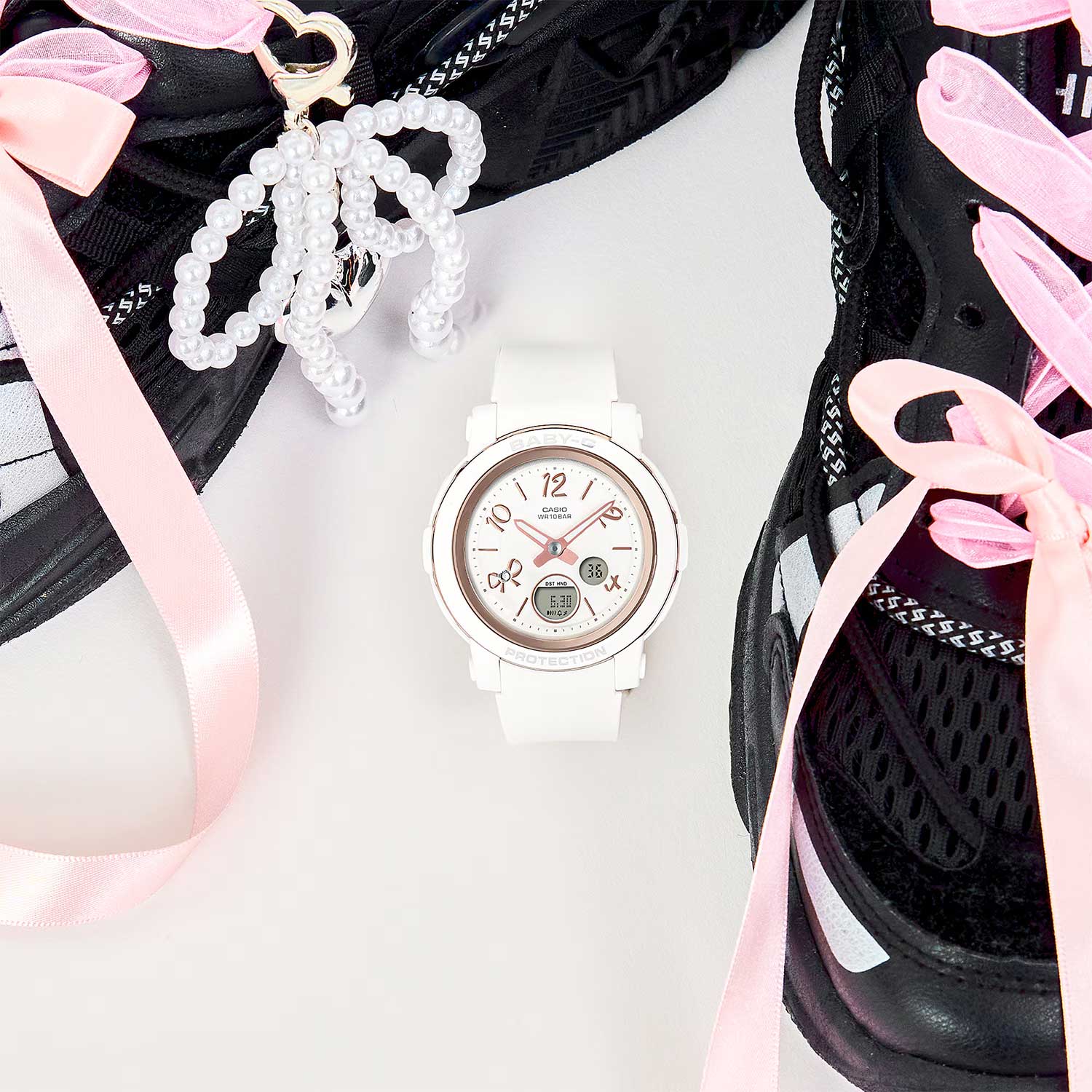 Casio Casio Baby-G BGA-290RA-7A, g-shock япония женские часы на браслете пластик боковой вид