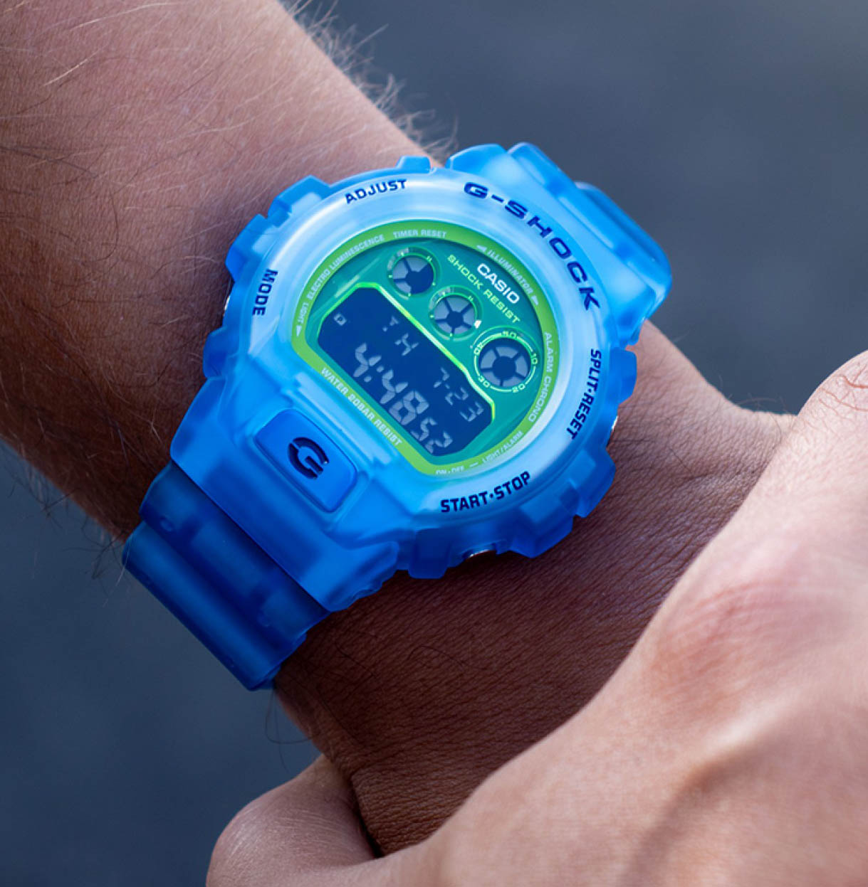 Оригинальные часы Casio Casio G-Shock DW-6900LS-2ER электронные калибр механизма  общий вид