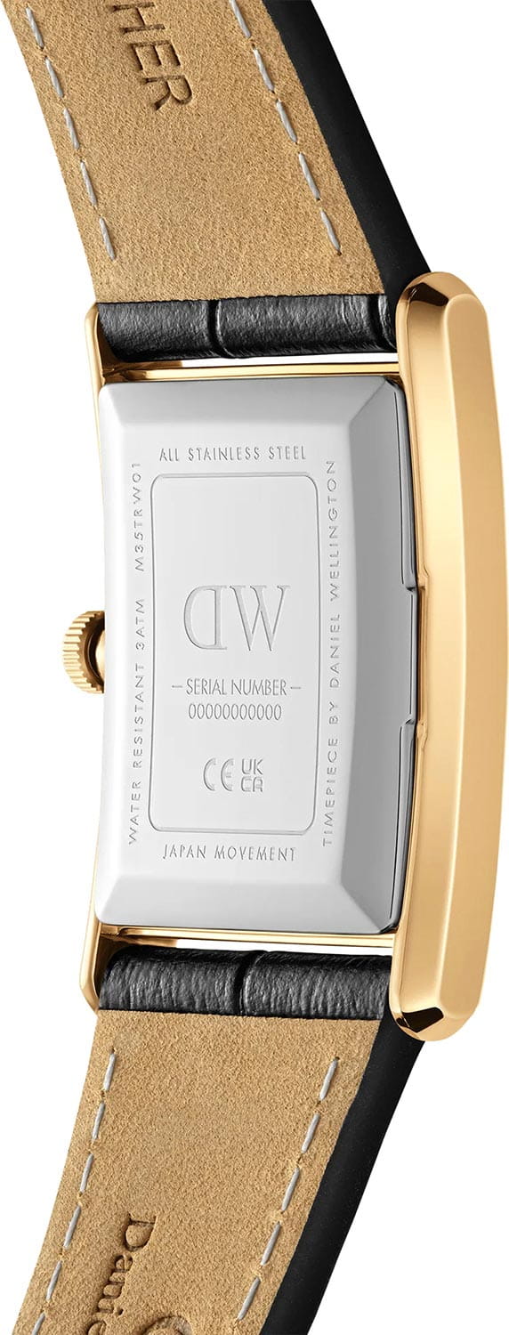 Daniel Wellington Daniel Wellington Bound Black Crocodile Gold DW00100740 , наручные женские часы фото под углом