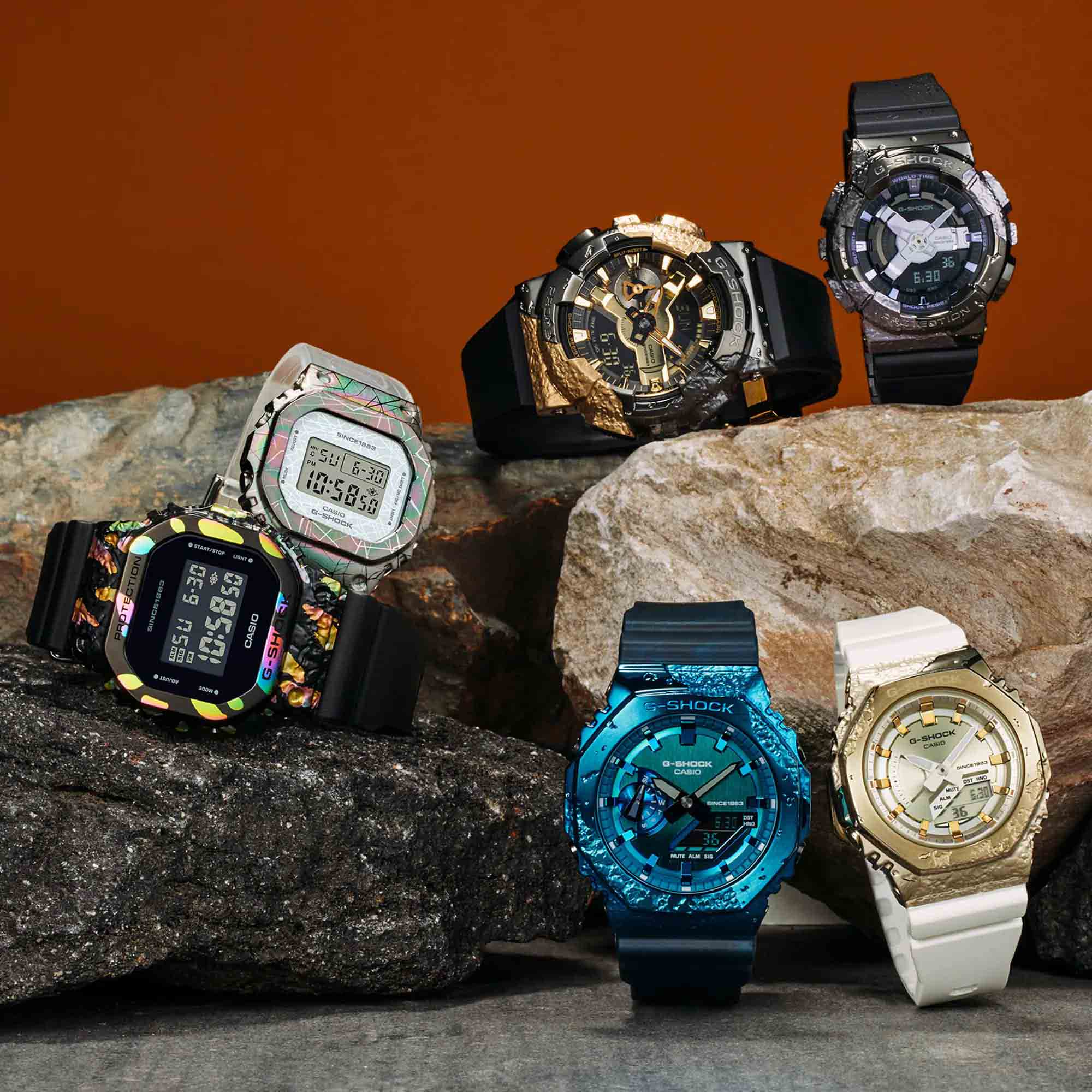 Casio Casio G-Shock GM-5640GEM-1DR (GM-5640GEM-1) GM-5640GEM-1 оригинальные мужские часы в комплекте с коробкой