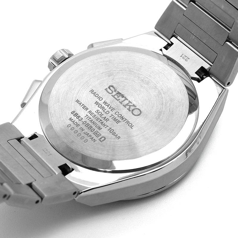 Seiko Seiko Astron Nexter Solar Radio SBXY039, astron gps япония мужские часы на браслете титановый боковой вид